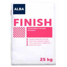 Шпаклівка гіпсова фінішна ALBA FINISH